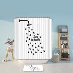 New Custom Printed Shower Curtains For Bathroom ,Multicolor Pattern Shower Curtain/