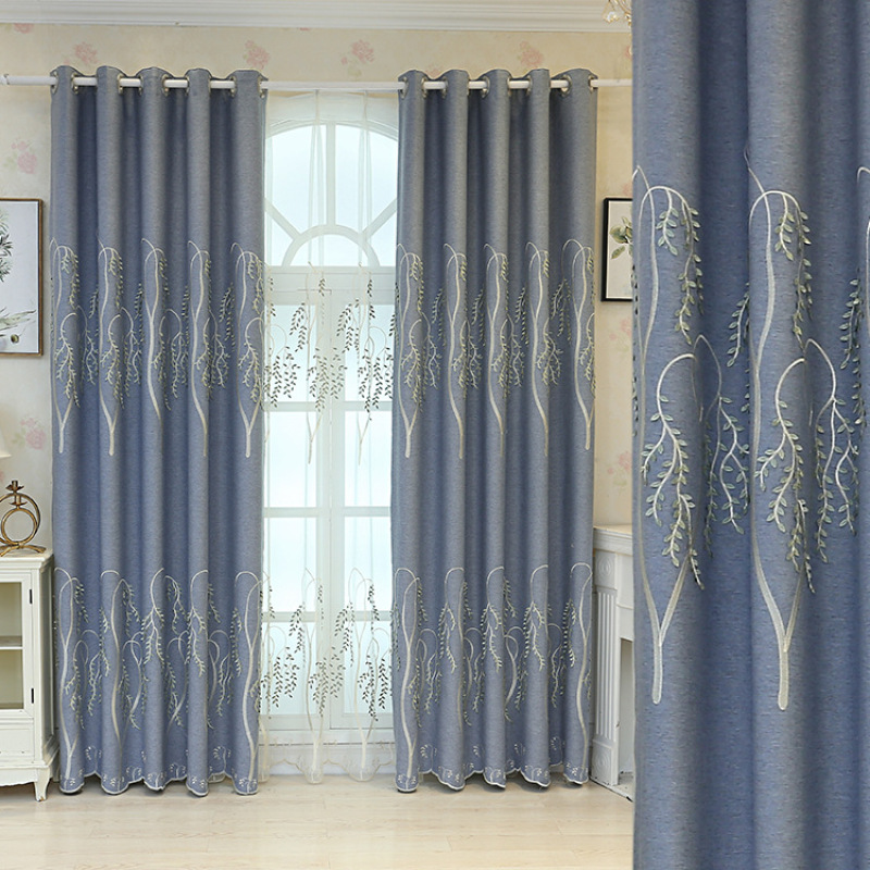 embroidered luxury curtains and drapes luxury curtain rideaux salon