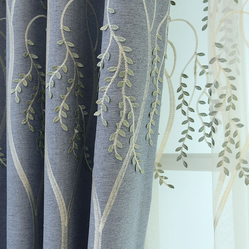 embroidered luxury curtains and drapes luxury curtain rideaux salon