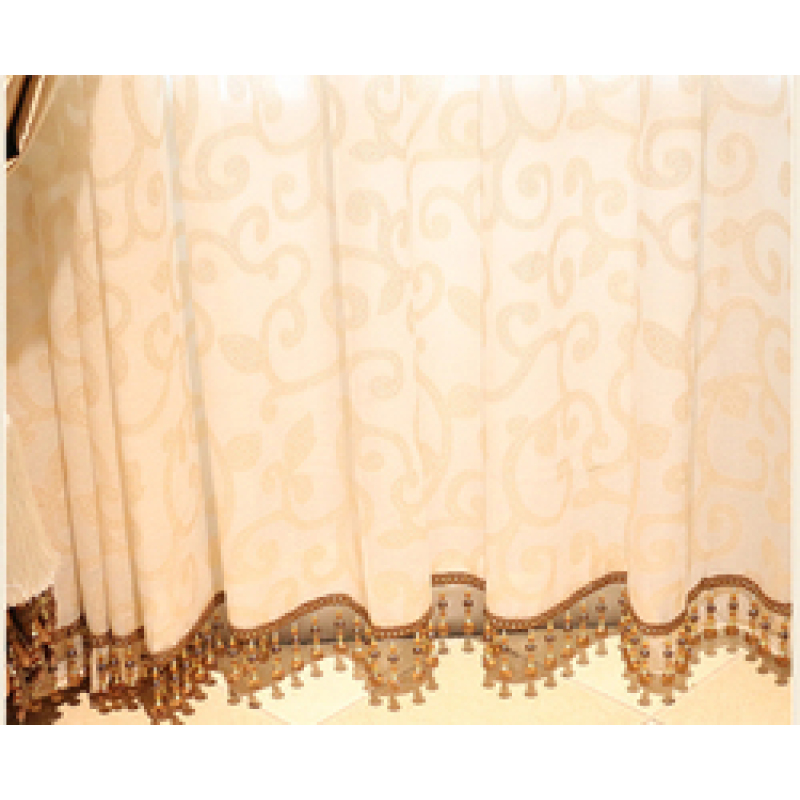 Tende Classiche Di Lusso, Blackout Jacquard Curtains With Valance Designs/