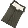 Newborn Baby Knitting Wool Crochet Sleeping Bag Button Swaddle Wrap Swaddling Blanket/