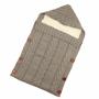 Newborn Baby Knitting Wool Crochet Sleeping Bag Button Swaddle Wrap Swaddling Blanket/