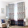 China Luxury Curtains Designs Printed Curtain For kids, Online Sale Used Bedroom Curtain Panel/