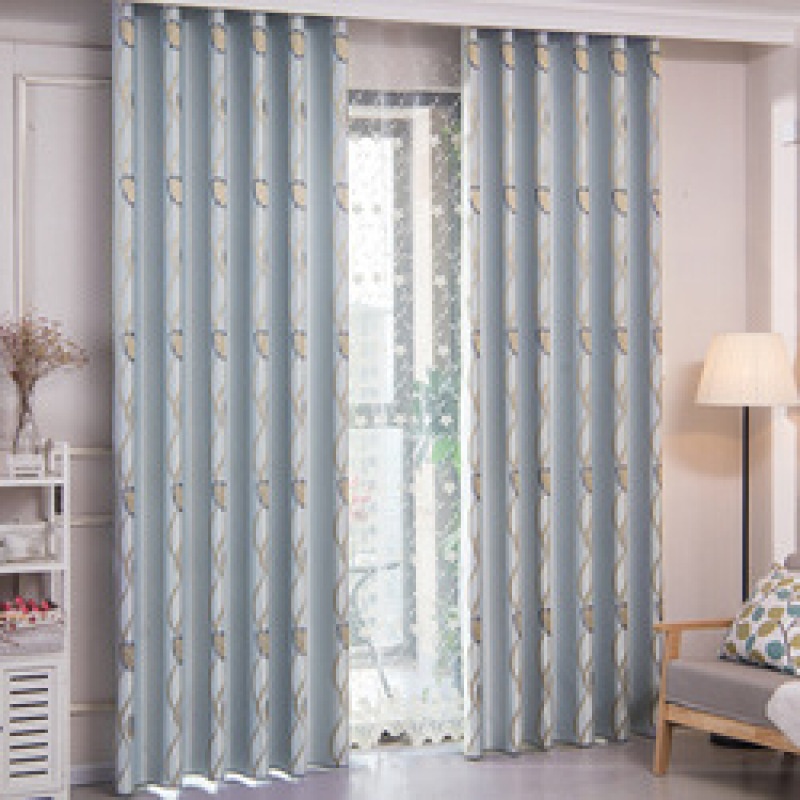 Latest Curtain Fashion Designs Blackout Curtain Fabric, Amazon Top Seller 2019 Jacquard Damask Curtain For Bedroom Set/