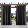 Grommets are nice and large and easily to hang extra wide outdoor curtains, 95 inc outdoor curtains for the gazebo solarium *