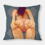 Home Decor Vintage Lady Girl Star Ass Pinup Digital Printed Cushion Cover, Fashion Throw Car Office Sofa Pillowcase/