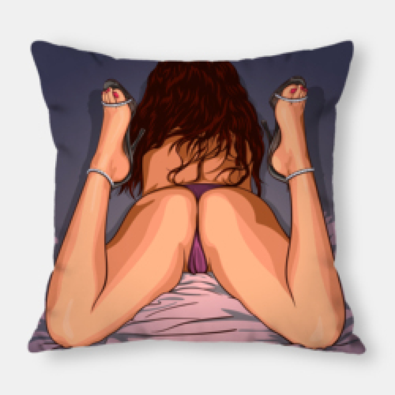 Home Decor Vintage Lady Girl Star Ass Pinup Digital Printed Cushion Cover, Fashion Throw Car Office Sofa Pillowcase/