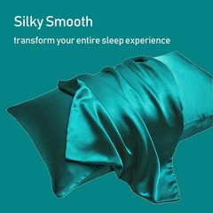 Satin Pillowcase Pillow Covers for Hair and Skin, Satin with Envelope Closure, Queen Size PVC Bag Support 20 X 30 Inches YK
