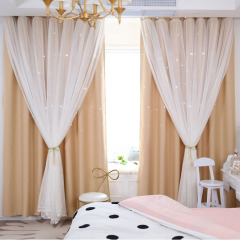 2019 Ready made solid polyester hotel quality blackout curtains