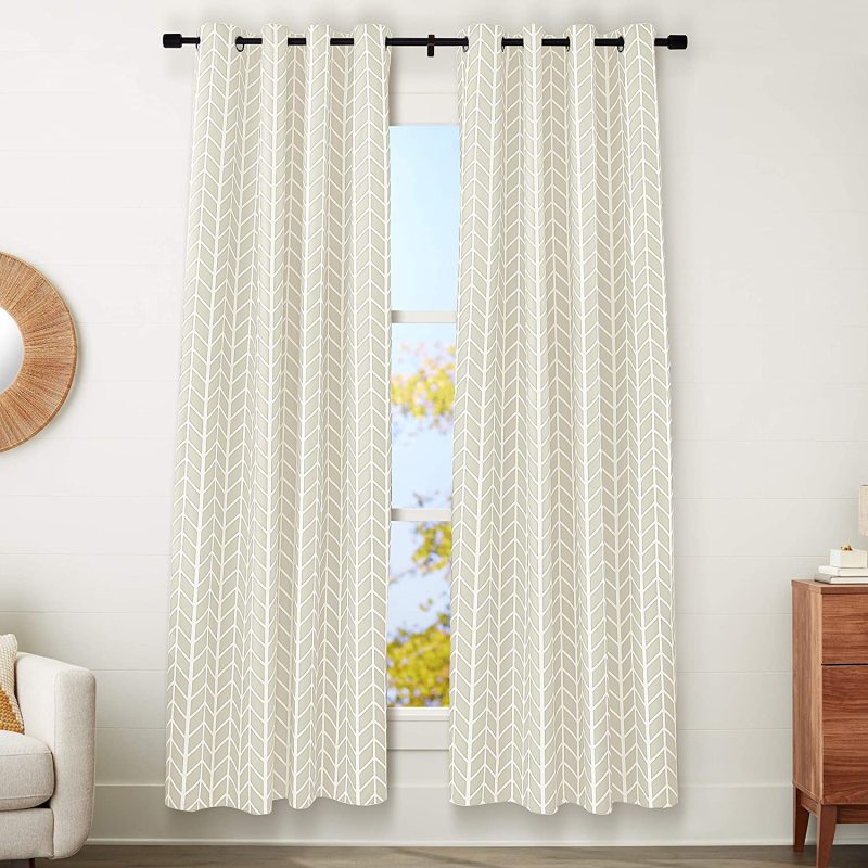Cross-border electricity supplier Curtains , High Shading Thick Modern Solid Blackout Curtain#