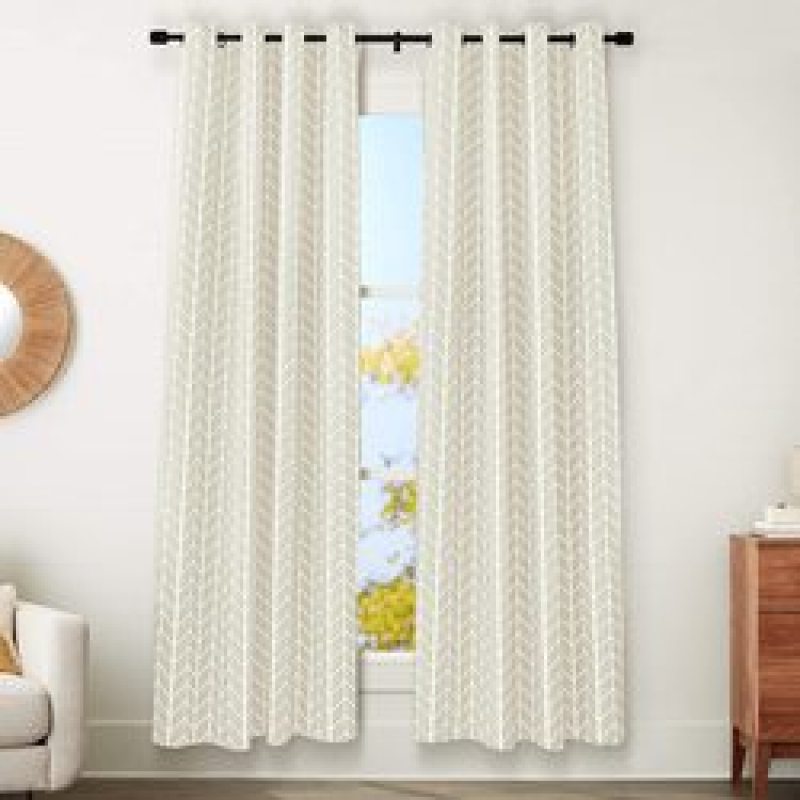 Cross-border electricity supplier Curtains , High Shading Thick Modern Solid Blackout Curtain#