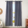 Cross-border electricity supplier Curtains , High Shading Thick Modern Solid Blackout Curtain#