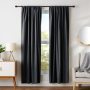 Cross-border electricity supplier Curtains , High Shading Thick Modern Solid Blackout Curtain#