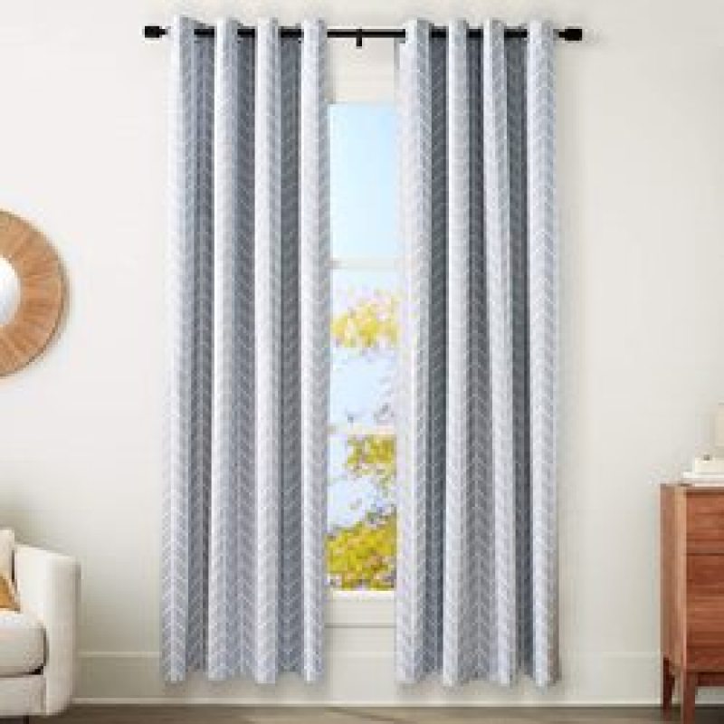 Cross-border electricity supplier Curtains , High Shading Thick Modern Solid Blackout Curtain#