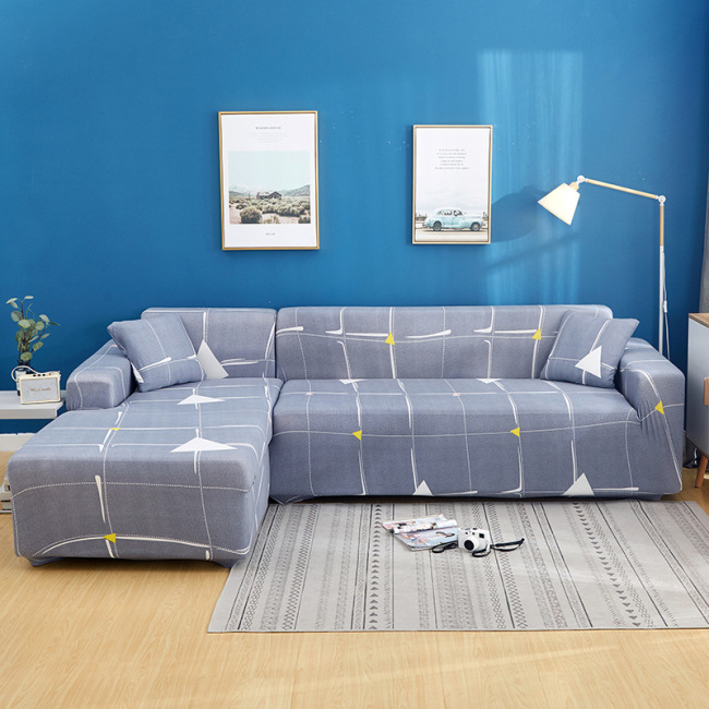 Ready Made  7 Seater Sofa Cover L Shape Couch,Stretch Sofa Cover/