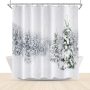 Amazon Bathroom 3D Shower Curtain, Popular Printing Shower Curtain Christmas#