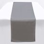 High Quality Beige Plain Satin Luxury Soft Velvet oriental table runner for Party Holiday Wedding Gathering Table