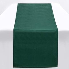 High Quality Beige Plain Satin Luxury Soft Velvet oriental table runner for Party Holiday Wedding Gathering Table