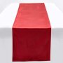 High Quality Beige Plain Satin Luxury Soft Velvet oriental table runner for Party Holiday Wedding Gathering Table