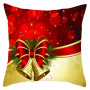 New Santa Claus Elk Snowflake Cushion Cover, Festive Home Decor Sofa Cushion Cover /
