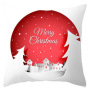 New Santa Claus Elk Snowflake Cushion Cover, Festive Home Decor Sofa Cushion Cover /
