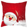 New Santa Claus Elk Snowflake Cushion Cover, Festive Home Decor Sofa Cushion Cover /