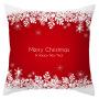 New Santa Claus Elk Snowflake Cushion Cover, Festive Home Decor Sofa Cushion Cover /
