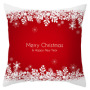New Santa Claus Elk Snowflake Cushion Cover, Festive Home Decor Sofa Cushion Cover /