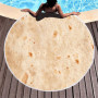 Giant Flour Tortilla Throw Blanket, Novelty Tortilla Blanket,Soft And Comfortable Flannel Taco Blanket For Kid#