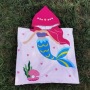 Cartoon Printing Microfiber Poncho Kids' Towels,Swim Beach Towel,  Hooded Bath Towel#