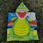 Cartoon Printing Microfiber Poncho Kids' Towels,Swim Beach Towel,  Hooded Bath Towel#