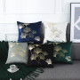 Velvet Personalized Bronzing Pillow Cover, Outdoor Fabric Painting Designs Cushion Cover/