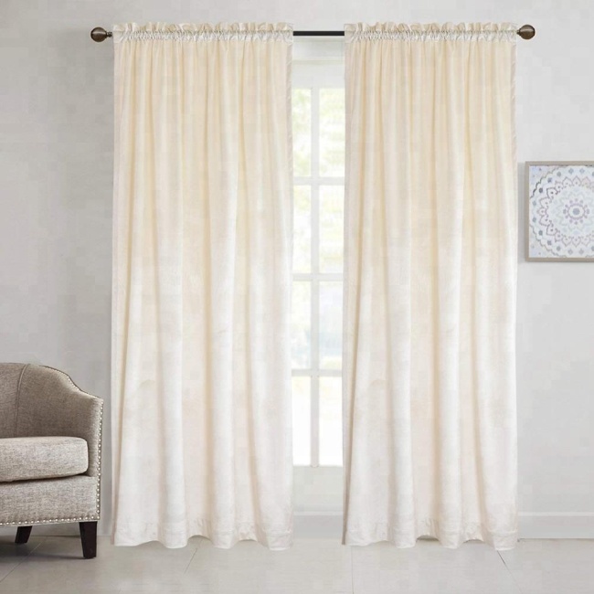 white china supplier heavy velvet drape panel blackout flannel velvet curtain for the living room