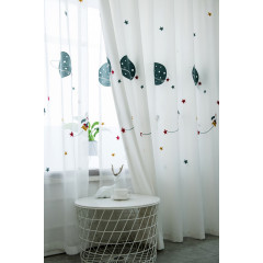 Super Soft  Nazil Curtains , Cheap Kids Beroomd Curtain Embroidery Sheer/