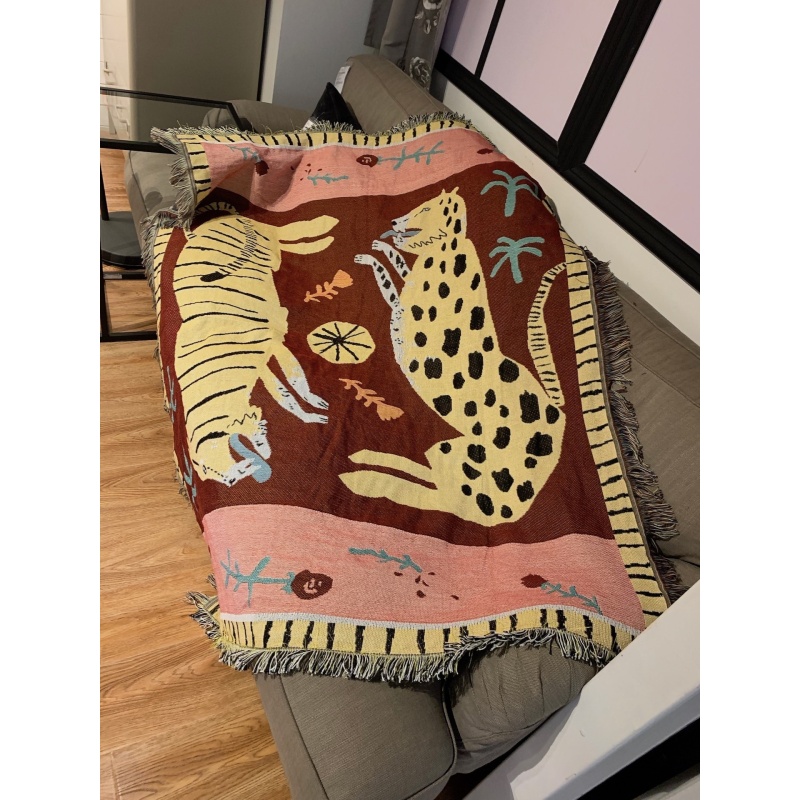 Casual Blankets Carpet Decoration pink panther Carpet Sofa Leisure Carpet Original Single Tapestry Sofa Mat /
