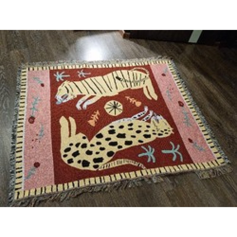 Casual Blankets Carpet Decoration pink panther Carpet Sofa Leisure Carpet Original Single Tapestry Sofa Mat /