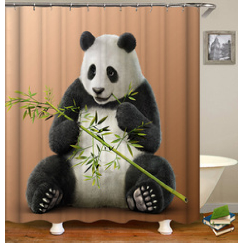 2021 Popular Waterproof Fabric,3D Print Deco Animal Style Bathroom Curtain, 180*180cm Size Customized Design Shower Curtain#