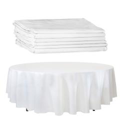 Wholesale Hot Selling High Quality White Waterproof Wedding Plastic Tablecloths For Party Kitchen Picnic