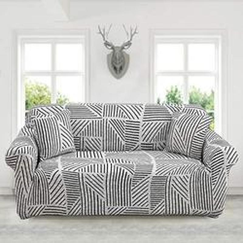 Factory Wholesale 1/2/3/4 Seats Sofa Cover,  Printed  Sofa Slipcover Reversible$