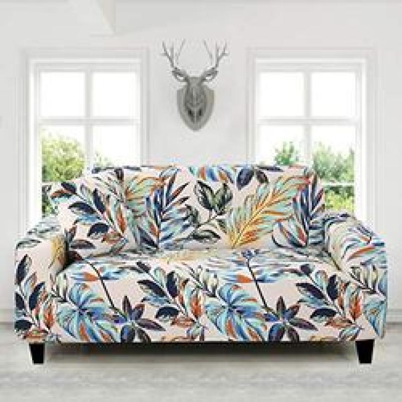 Factory Wholesale 1/2/3/4 Seats Sofa Cover,  Printed  Sofa Slipcover Reversible$