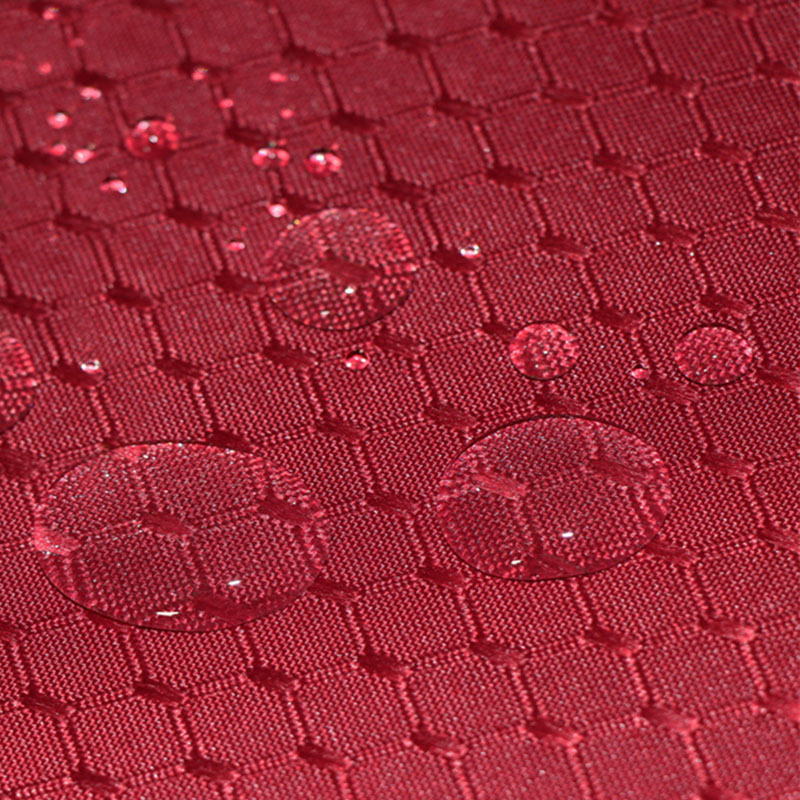 luxury waffle fabric waterproof shower curtain for bathroom