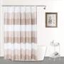 Custom Shower Curtain for Bathroom, Personalised Bath Waffle Shower Curtain $