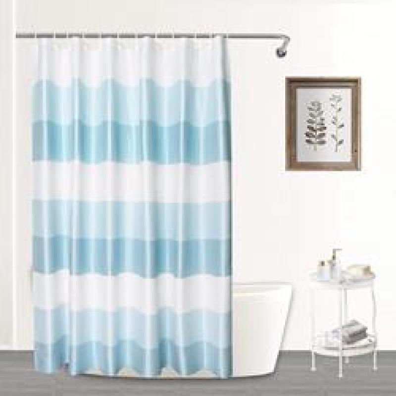 Custom Shower Curtain for Bathroom, Personalised Bath Waffle Shower Curtain $