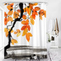 Home Goods Vintage Water Proof Shower Curtain Fabric Better Design 100% Polyester Shower Curtain Print