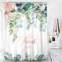 Home Goods Vintage Water Proof Shower Curtain Fabric Better Design 100% Polyester Shower Curtain Print