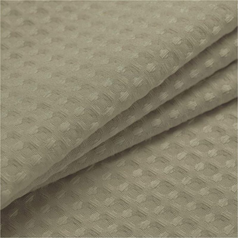 Linen Waffle Weave Bathroom 72x72 Waterproof Polyester Shower Curtain, 230gsm Heavy Duty Fabric Hotel Luxury Spa Shower Curtain/