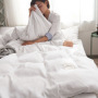 1.8m Pure Cotton Four Piece Set Autumn Winter Bed Sheet Pillow Cover Quilt Household Bedding YK/