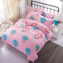 Cheap Pink Flower Bed Sheet Set,Bedroom Set Queen Bed#