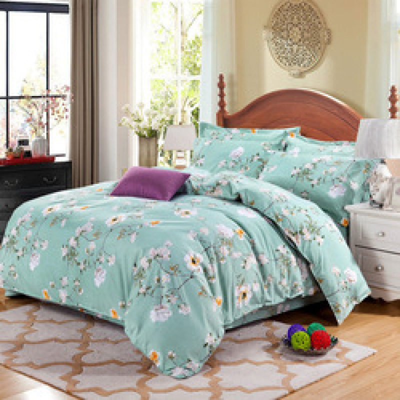 Cheap Pink Flower Bed Sheet Set,Bedroom Set Queen Bed#