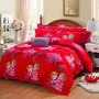 Cheap Pink Flower Bed Sheet Set,Bedroom Set Queen Bed#